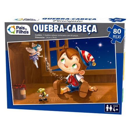 Jogo de quebra-cabeça para as crianças.