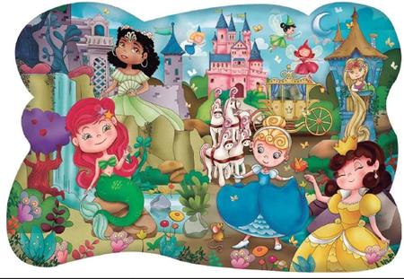 Kit 2 Jogos Quebra Cabeça Princesas Infantil C/ 30 Peças - Compre Agora -  Feira da Madrugada SP