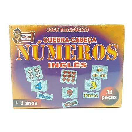 Jogo Quebra Cabeça Números (Uriarte)