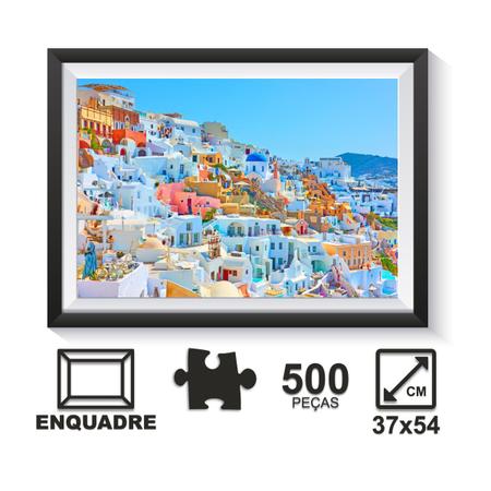 Jogo Quebra Cabeça Premium Grécia 500 Pçs de Montar Puzzle - Pais e Filhos  - Quebra Cabeça - Magazine Luiza