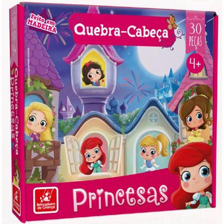 Quebra cabeça progressivo das Princesas- Brincadeira de Criança