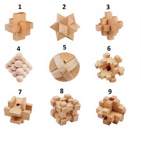 CONVO Jogo de quebra-cabeça cérebro – blocos de quebra-cabeças 3D