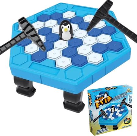 Jogo Pinguim Empilhando Gelo Ark BrinkART BRINKEncaixeOficina Brinquedos