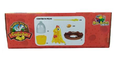 Jogo Infantil Quebra Ovo..Vence Que Derrubar Menos Ovos Vamos Puxandos As  Penas Sem Deixar Os Ovos Cairem ..Inclui ..30 Penas De Plastico.20 Ovos De  - Carrefour