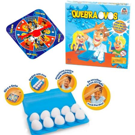 Jogo Quebra Ovo Ovinhos Galinha Infantil Menino Menina + Nf