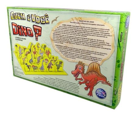 Jogo Quem É Você Dino Cara Cara Dinossauros Pais & Filhos - Pais e