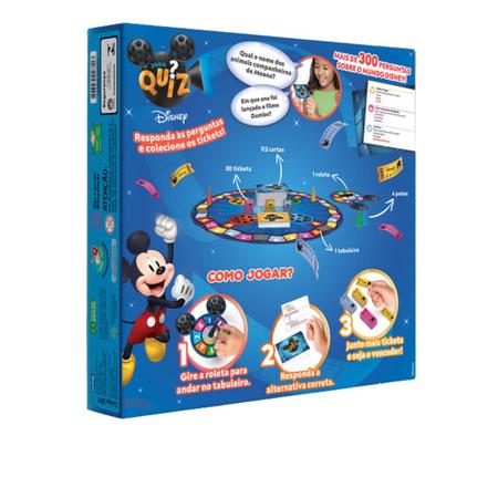 Jogo Quiz Disney - Toyster - Outros Jogos - Magazine Luiza