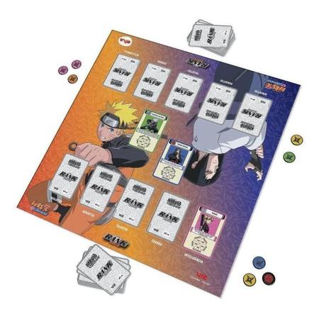 Jogo Rank Cards Naruto Shippuden - Elka - Jogos de Cartas - Magazine Luiza