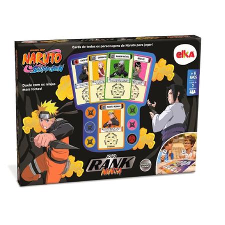 Jogo Rank Cards Naruto Shippuden - Elka - Jogos de Cartas - Magazine Luiza