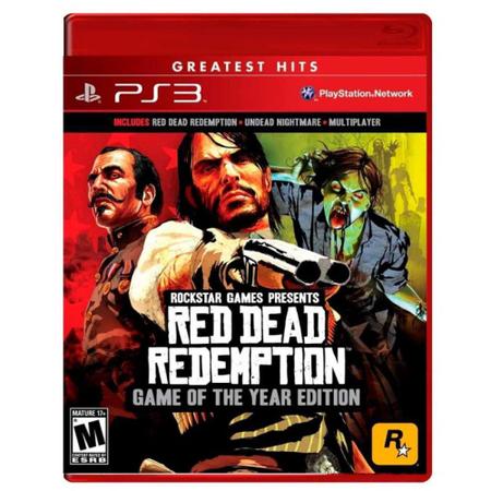 Jogo Red Dead Redemption Edição Jogo Do Ano Goty - PS3 - Rockstar