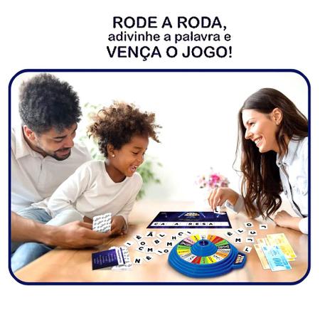 Jogo Roda a Roda da Jequiti com Roleta Educativo p/ Família - Elka