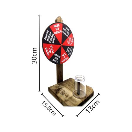 LOOPUCCO 1 conjunto de jogo toca-discos prêmios apagar roda festa beber  jogo conjunto de plástico luta vinho entretenimento mesa giratória roda  adereços jogo fortuna suprimentos de entretenimento : :  Brinquedos e Jogos