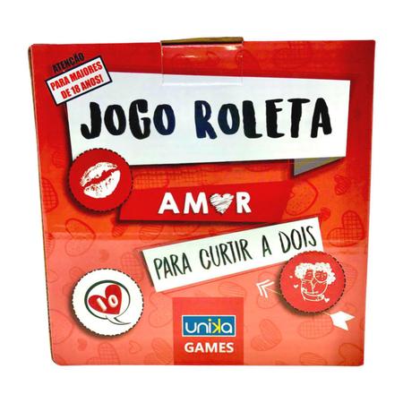 Jogo Roleta Shot Kama Sutra Tequila Namoro Casal - Unika