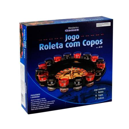 DIRUC Conjunto de jogo de bebida elétrica roleta adulto festa cassino  estilo 6 copos de shot presente : : Cozinha