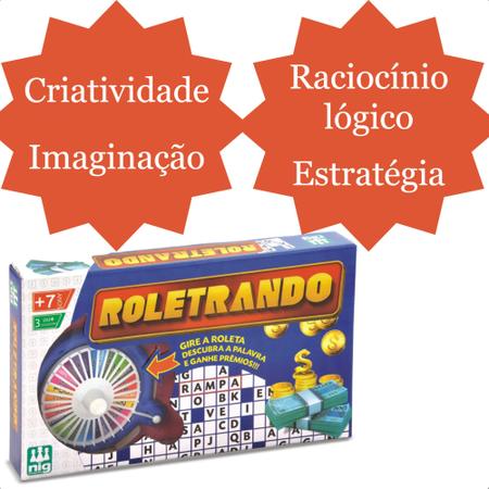 Jogo Roletrando Infantil Raciocínio Lógico Estratégia 20 Bases