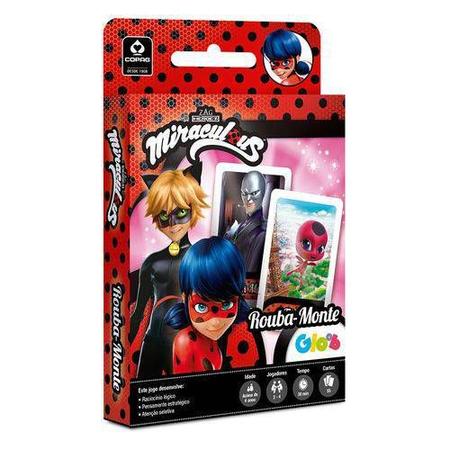 Jogo Rouba-Monte - Miraculous As Aventuras de Ladybug Copag - Jogos -  Magazine Luiza