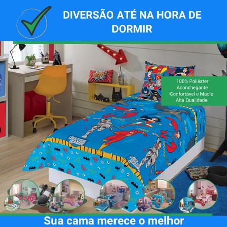 Jogo de lençol 2 pçs cama solteiro infantil menino fronha