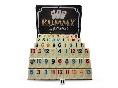 Jogo Rummy Hoyle Games 106 Peças Jogo de Tabuleiro Rummikub Original Com 4  Suportes e Estojo Lata - Jogos de Tabuleiro - Magazine Luiza