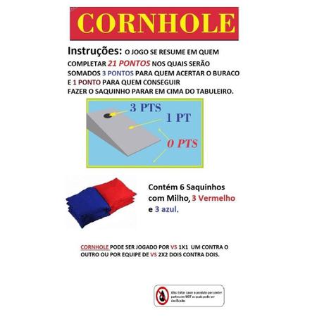 Jogo Saco no Buraco PapiBrink - CornHole - Bandeiras - Saquinho Maternidade  - Magazine Luiza