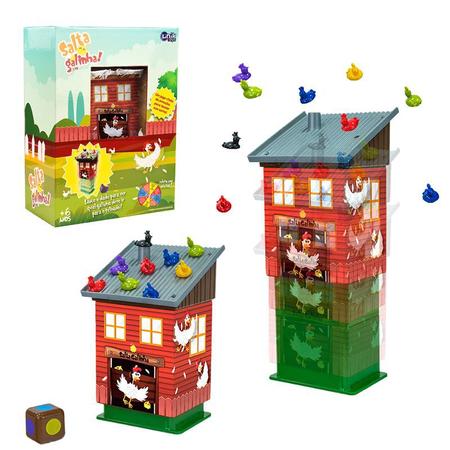 JOGO SALTA GALINHA - UNIK - Babu Brinquedos