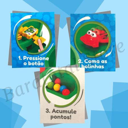 Jogo Papa Sapo De Agilidade Bolinhas Comilão Tabuleiro Comilões Joguinho 4  Jogadores Brinquedo Oferta Sapinho Sapinhos Infantil Cor Verde Azul