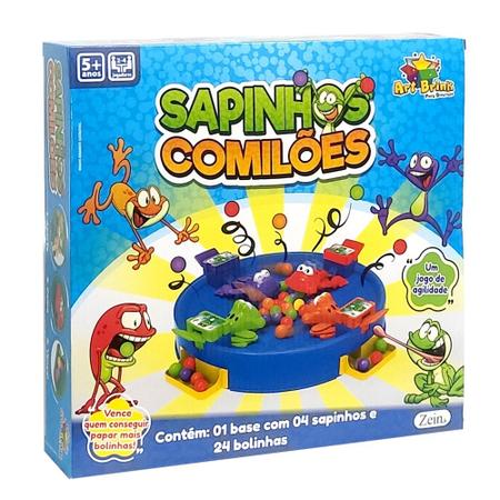 Jogo Sapo Papa Bolinhas Infantil até 4 jogadores Art Brink - Jogo Papa  Bolinha - Magazine Luiza