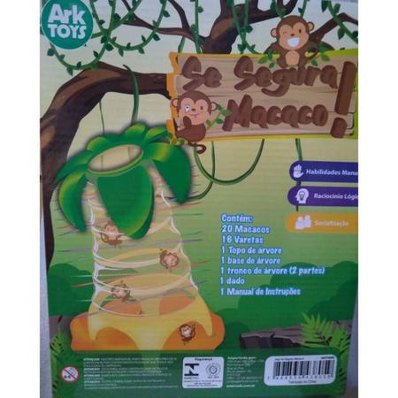 Jogo Se Segura Macaco Divertido Brinquedo - Ark Toys - Outros Jogos -  Magazine Luiza