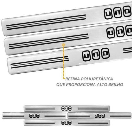 Jogo Soleira Novo Uno Original Preta Resinada - General Car