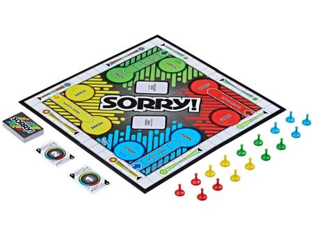 Jogo Hasbro Gaming Sorry - Jogo de Tabuleiro, para crianças acima de 6 anos  - A5065 - Hasbro, Multicor