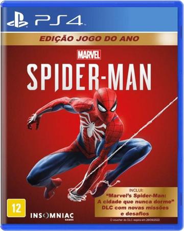 Jogo Spider-Man Edição Jogo Do Ano - Ps4 - Sony - Jogos de