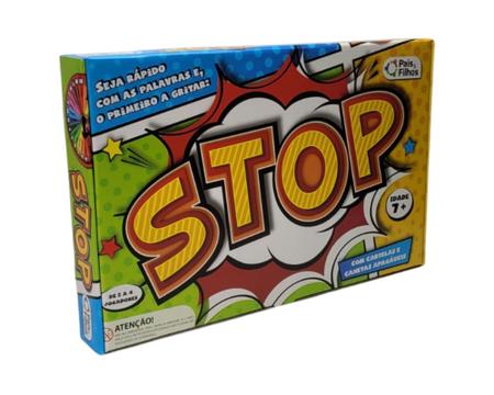 Jogo Stop Presente Dia Das Crianças Brinquedo Infantil 7anos - Pais &  Filhos - Outros Jogos - Magazine Luiza