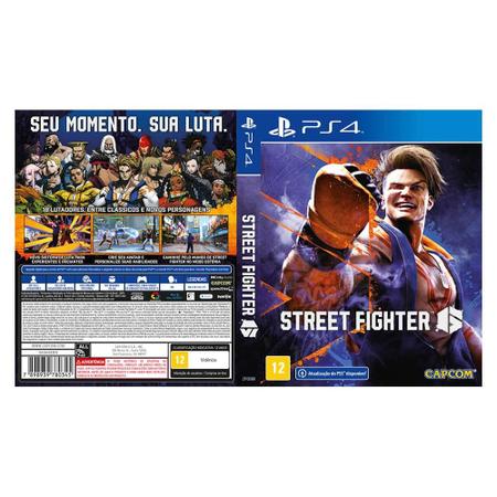 Jogo Street Fighter 6 PS4 Mídia Física - Playstation - Case Plus