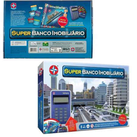 Jogo Super Banco Imobiliário Tabuleiro Estrela