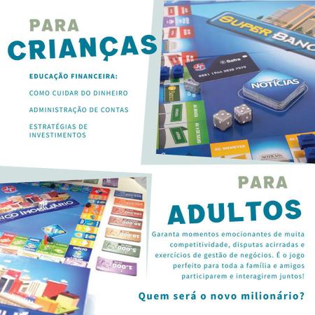 Jogo De Tabuleiro Super Banco Imobiliário C/ Maquina Estrela