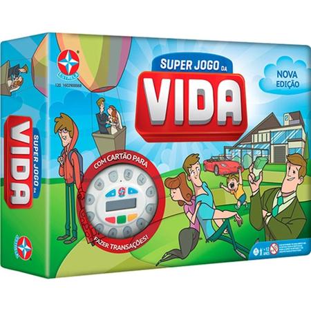 Jogo de Tabuleiro Jogo da Vida - Estrela - Jogos de Tabuleiro - Magazine  Luiza