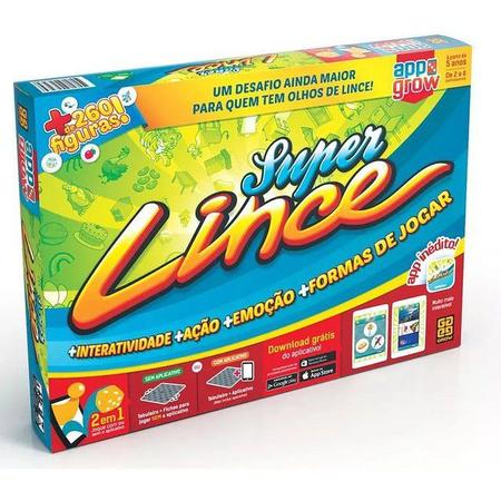 Jogo Super Lince + 260 Figuras - Grow - Jogos de Tabuleiro - Magazine Luiza