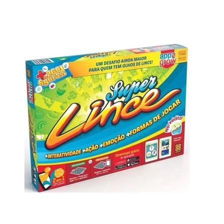 Jogo Super Lince APP - Grow - Jogos de Tabuleiro - Magazine Luiza