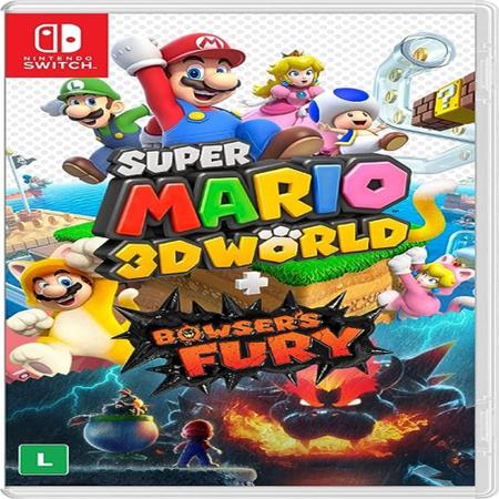 Jogo Super Mario 3D World + Bowser's Fury Nintendo Switch Mídia Física -  Jogos de Plataforma - Magazine Luiza