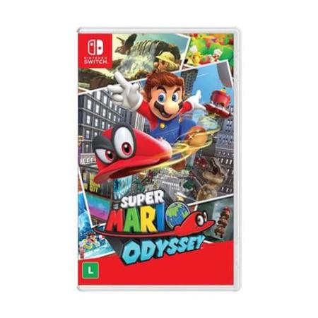 Jogo Super Mario Odyssey Nintendo Switch Físico Nacional - Jogos