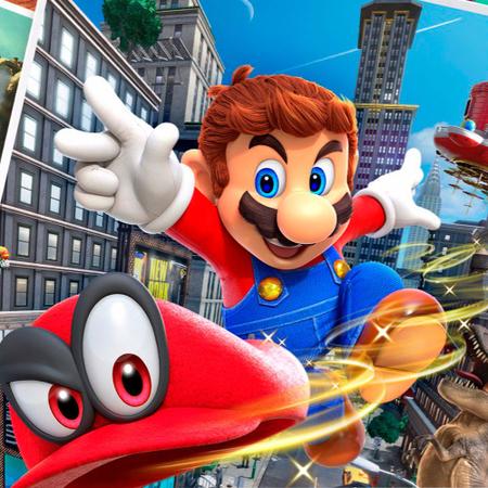 Jogo Super Mario Odyssey Nintendo Switch Mídia Física - Jogos de