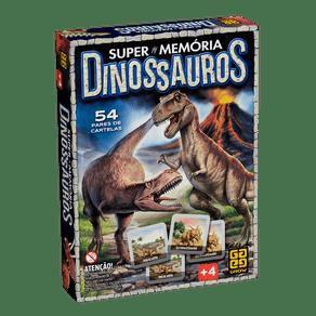 Jogo Super Memória Dinossauro - 4210 - Grow - Real Brinquedos