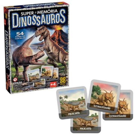 Jogo Supermemória Dinossauros - Loja Grow