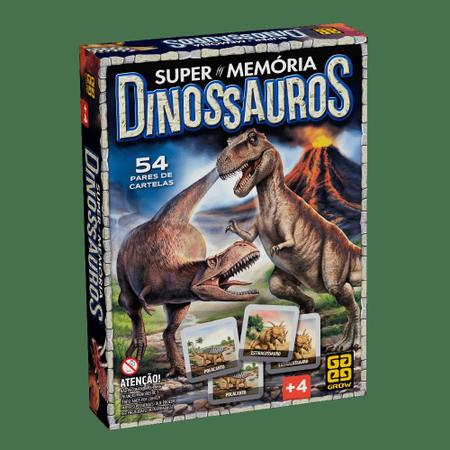 Jogo Supermemória Dinossauros - Loja Grow