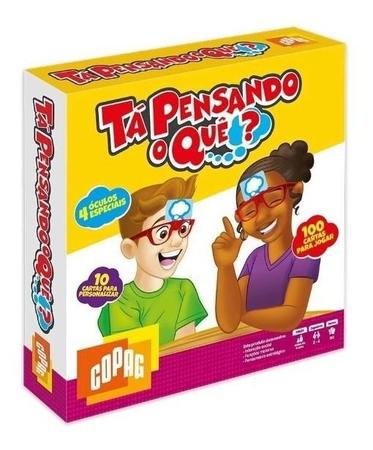 Jogo Tá Pensando O Que Jogo Infantil Divertido e Animado - 6 Anos Copag -  Jogo da Velha - Magazine Luiza