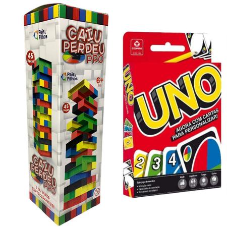 VEJA COMO JOGAR UNO STACKO - O jogo de UNO misturado com o jogo JENGA 