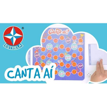 Divertido Game de Músicas Jogo de Tabuleiro Canta Aí Estrela