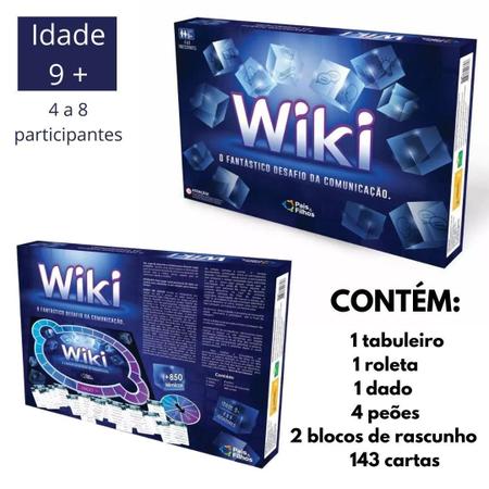 Wiki Desafio da Comunicação Jogo de Mímica e Desenho - Loja Big