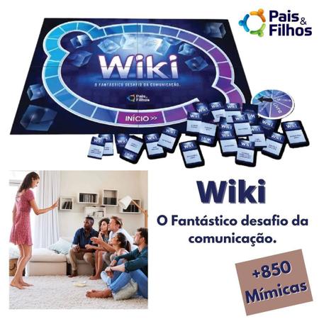 Jogo Wiki Desenho E Mimica - Pais E Filhos - PAPEMIX Papelaria e Presentes