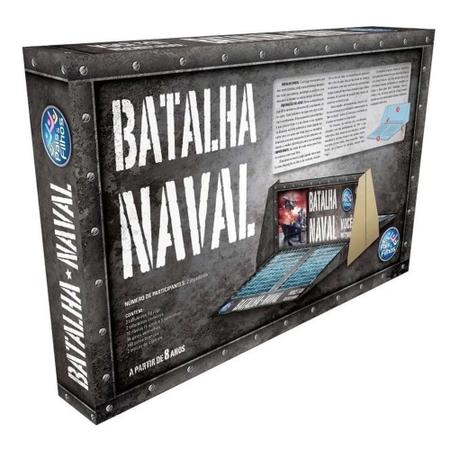 Jogo de Tabuleiro Batalha Naval - Pais e Filhos - Shop Macrozao