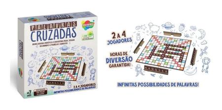 Jogo de Tabuleiro Palavras Cruzadas